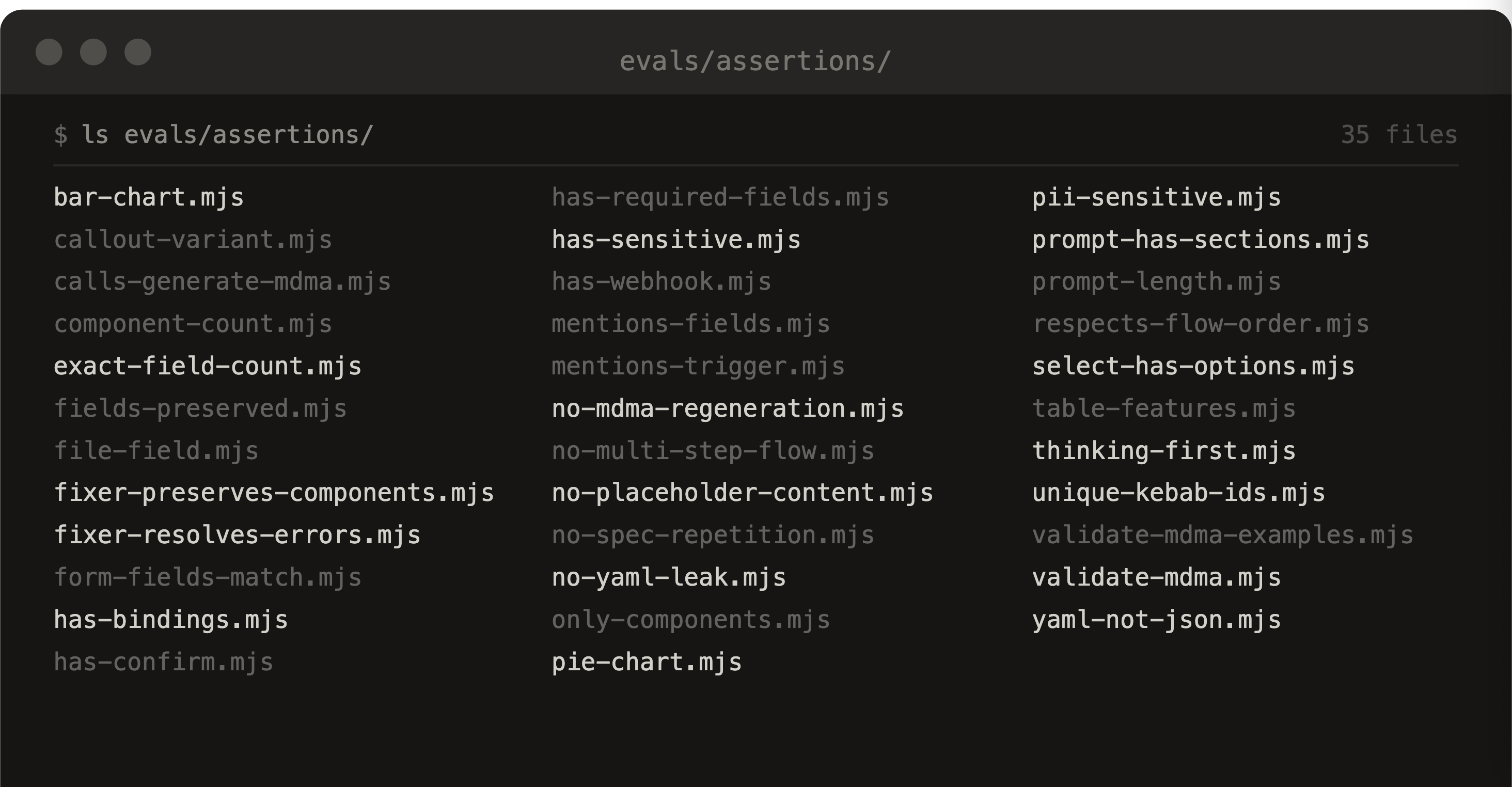 Assertions 